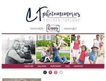 Tablet Screenshot of ctphotomemories.com